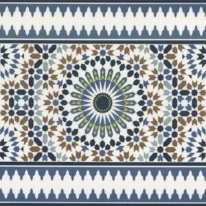ALGER Faïence Mauresque Frise 28×45 cm