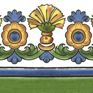 BARDO Faïence Mauresque Frise 15×30 cm