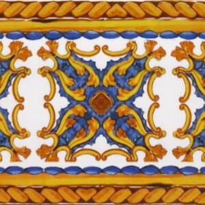 DJERBA Faïence Mauresque Frise 15×30 cm