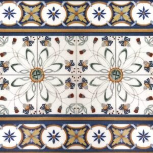 HIPPONE Faïence Mauresque Frise 15×30 cm