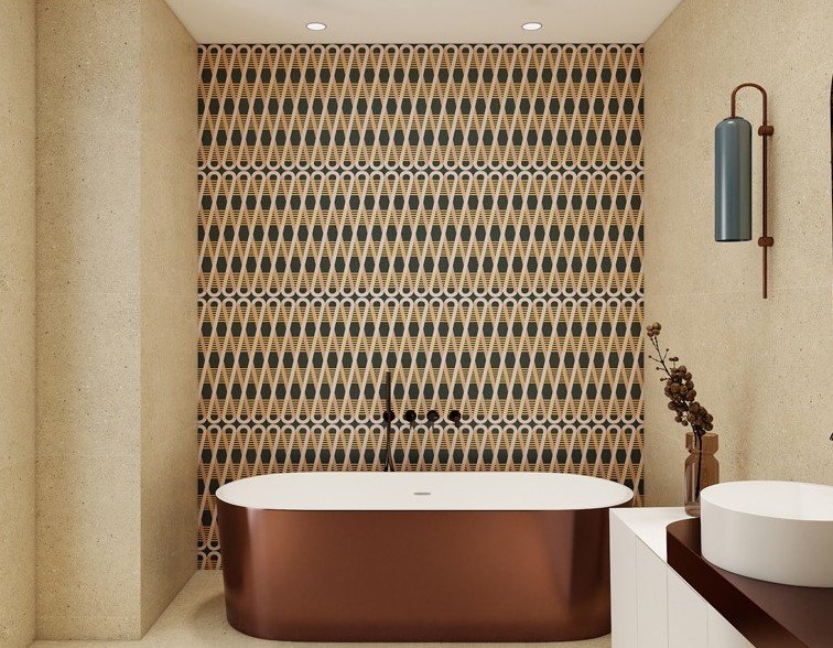 INFINI Revêtement Art Déco 60x120 cm