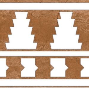 MEDINA Faïence Mauresque Frise Marron 15×30 cm