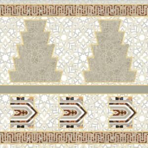 MEDINA Faïence Mauresque Frise Verte 15×30 cm