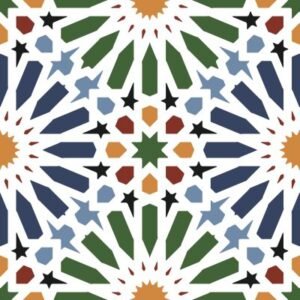 NEDROMA Faïence Mauresque Motifs 15×30 cm