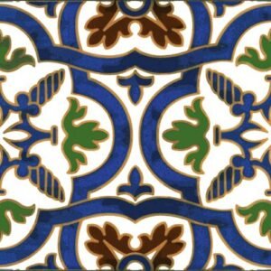 TIMGAD Faïence Mauresque Motifs 15×30 cm