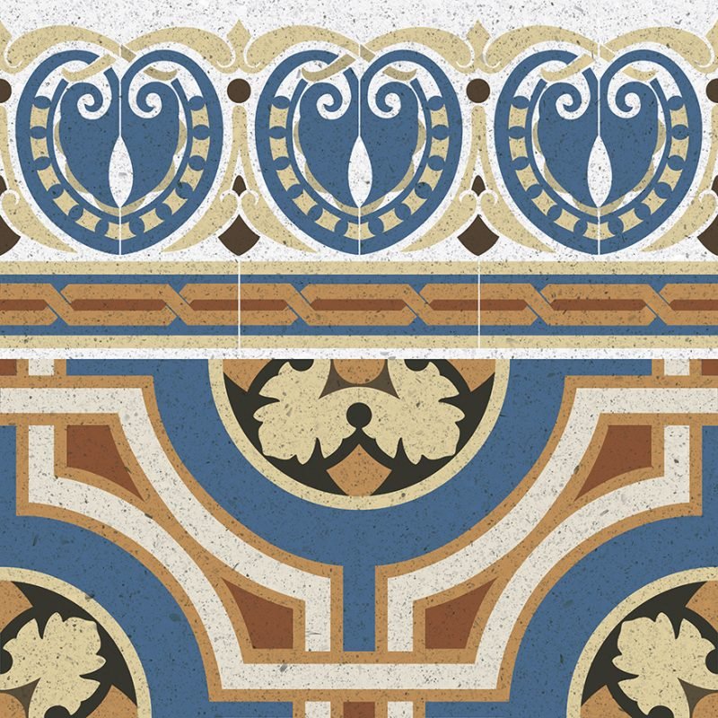 TOLEDO Carrelage Mauresque Frise 30x30 cm