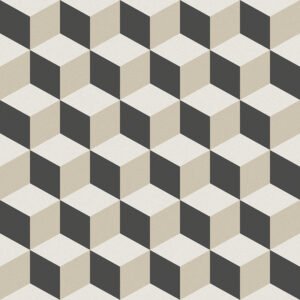 TROIS DÉS Faïence Mosaïque 45,45×45,45 cm