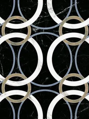 Carrelage mural graphique de la collection Art Deco