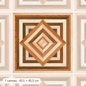 BOIS ORIGAMI Carrelage de sol Inspiration Bois 45,5×45,5 cm
