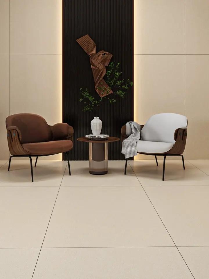 Sejour au sol beige grand format de la collection Les Grands Classiques