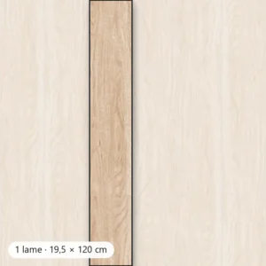 LIÈGE CRÈME Carrelage de sol Inspiration Bois 19,5x120 cm