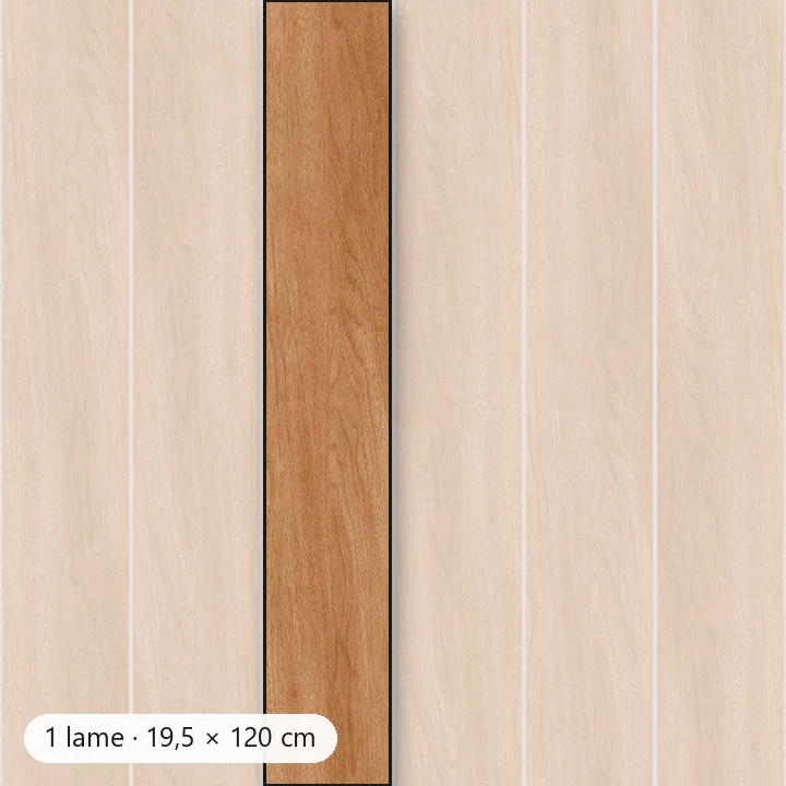 LIÈGE MIEL Carrelage de sol Inspiration Bois 19,5x120 cm