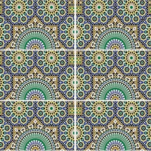 NESMA Faïence Mauresque Motifs 28×45 cm