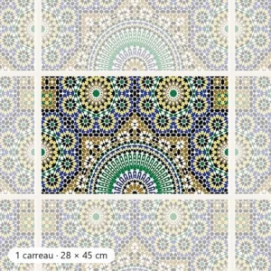 NESMA Faïence Mauresque Motifs 28x45 cm