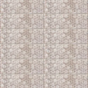 NID D‘ABEILLE TAUPE MIX Carrelage mural Mosaïque 30×90 cm