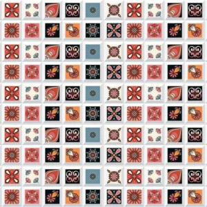 PERSIS Faïence Mosaïque 25×75 cm