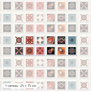 PERSIS Faïence Mosaïque 25x75 cm