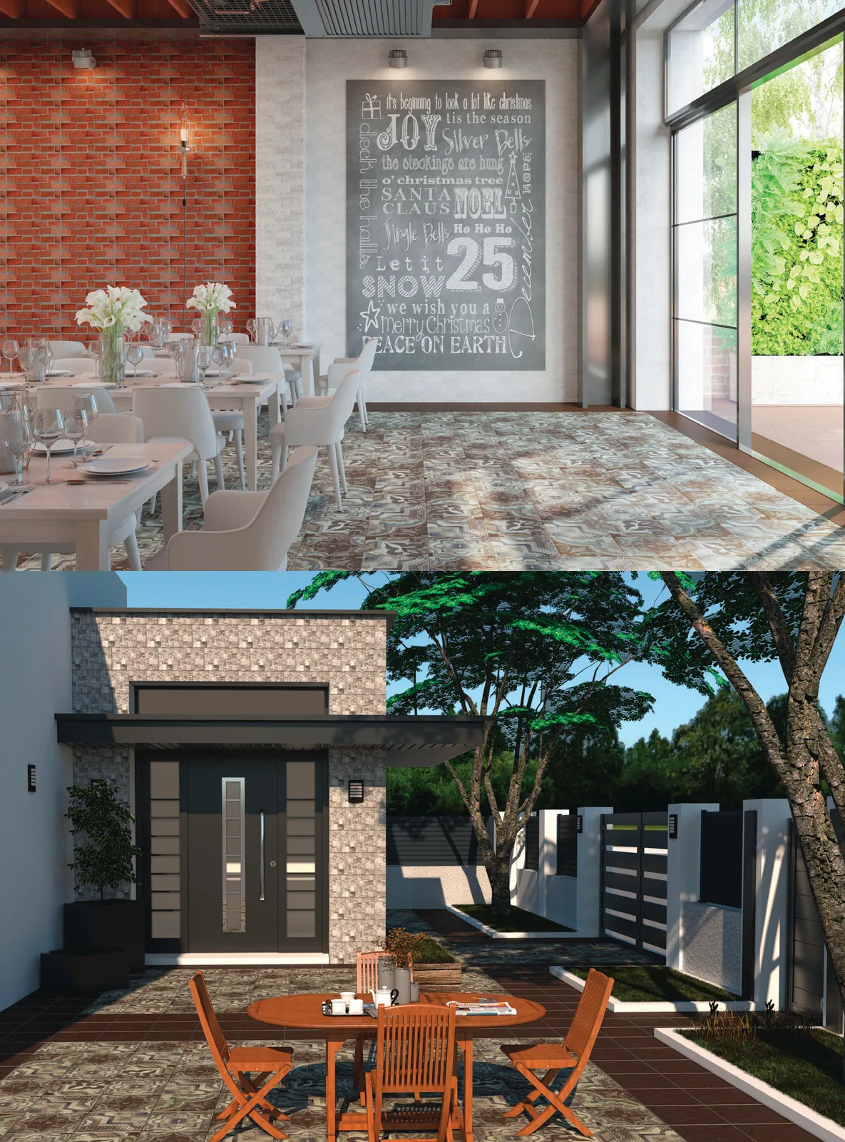 RAVELLO MARRON Carrelage sol Mosaïque 33x33 cm
