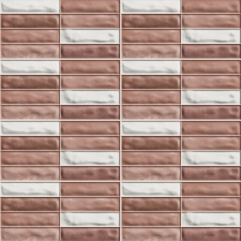 RÉTRO BRIQUE Carrelage mural Faïence Mosaïque 30x60 cm