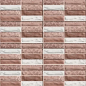 RÉTRO BRIQUE PATCHWORK Carrelage mural Faïence Mosaïque 30×60 cm