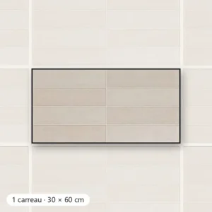 RÉTRO IVOIRE MIX Carrelage mural Faïence Mosaïque 30x60 cm