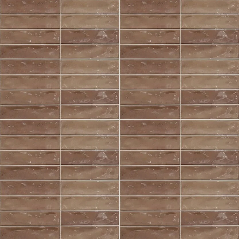 RÉTRO MARRON Carrelage mural Faïence Mosaïque 30x60 cm