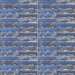RÉTRO OCÉAN OR Carrelage mural Faïence Mosaïque 30×60 cm