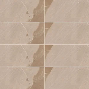ROCHE CRÈME Carrelage mural Mosaïque 30×90 cm