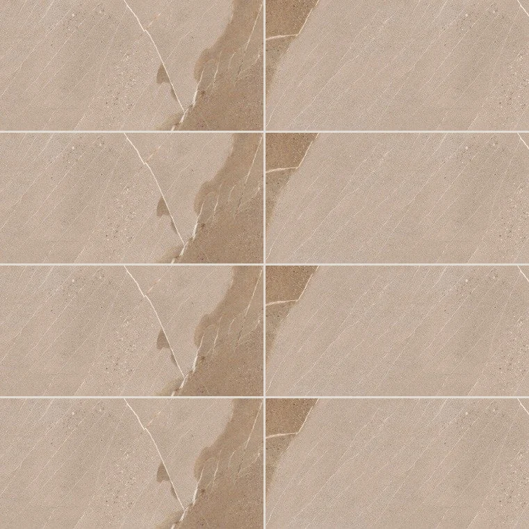 ROCHE CRÈME Carrelage mural Mosaïque 30x90 cm
