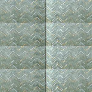 TAJ MAHAL DÉCOR A TURQUOISE Carrelage mural Mosaïque 25×75 cm